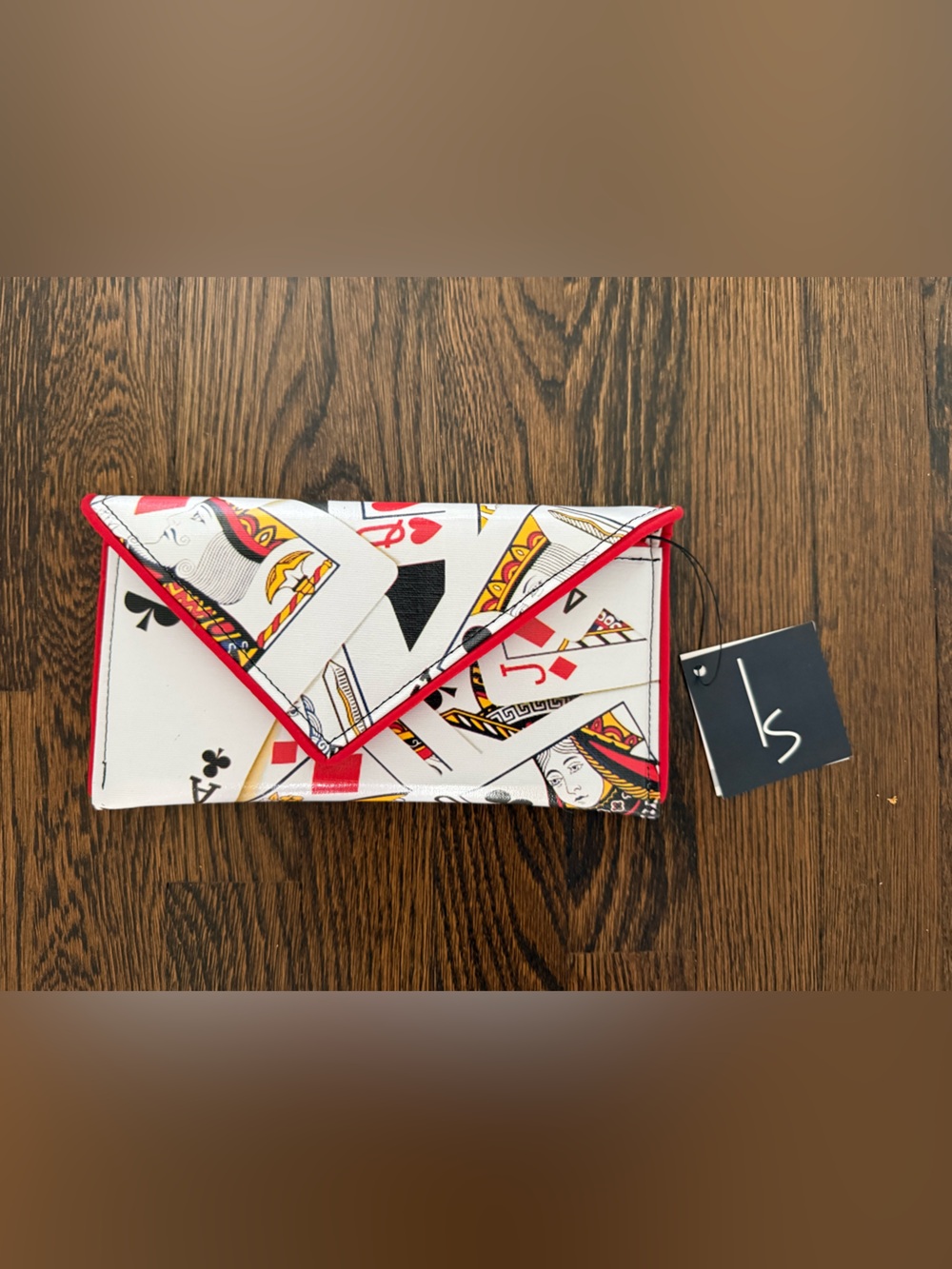 NWT Kent Stetson Card Queen Clutch Bag
